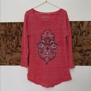 Pink Graphic Women's Top